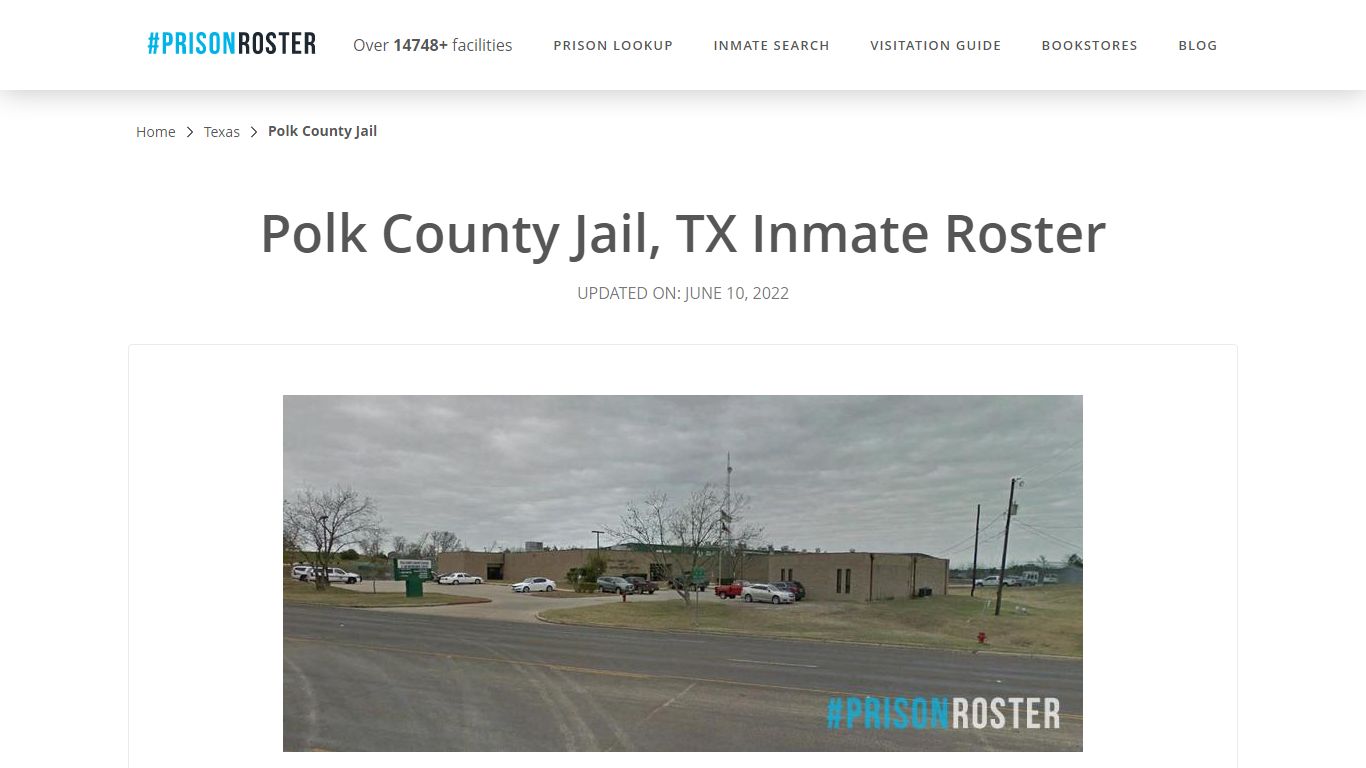 Polk County Jail, TX Inmate Roster